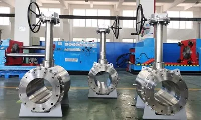 단조 극저온 트러니언 볼 밸브