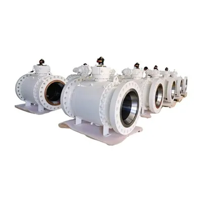 측면 입구 트러니언 볼 밸브